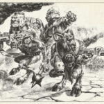 Imperial Beastmen and Ogyrens by Paul Bonner