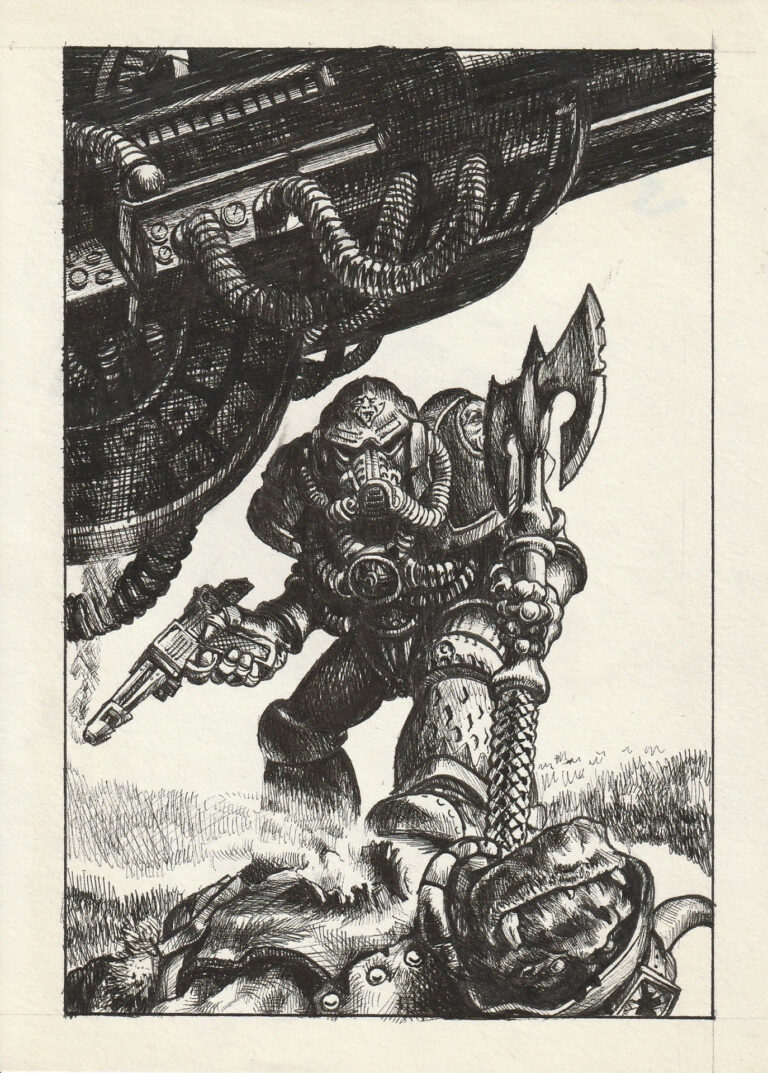 Blood Angel Techmarine by Paul Bonner