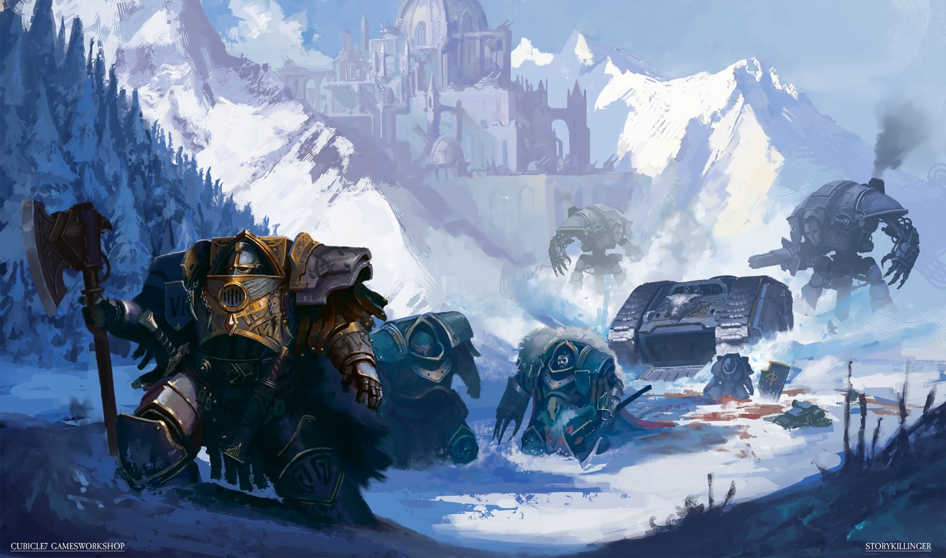 Horus Heresy Art By Stefan Risti 40K Gallery