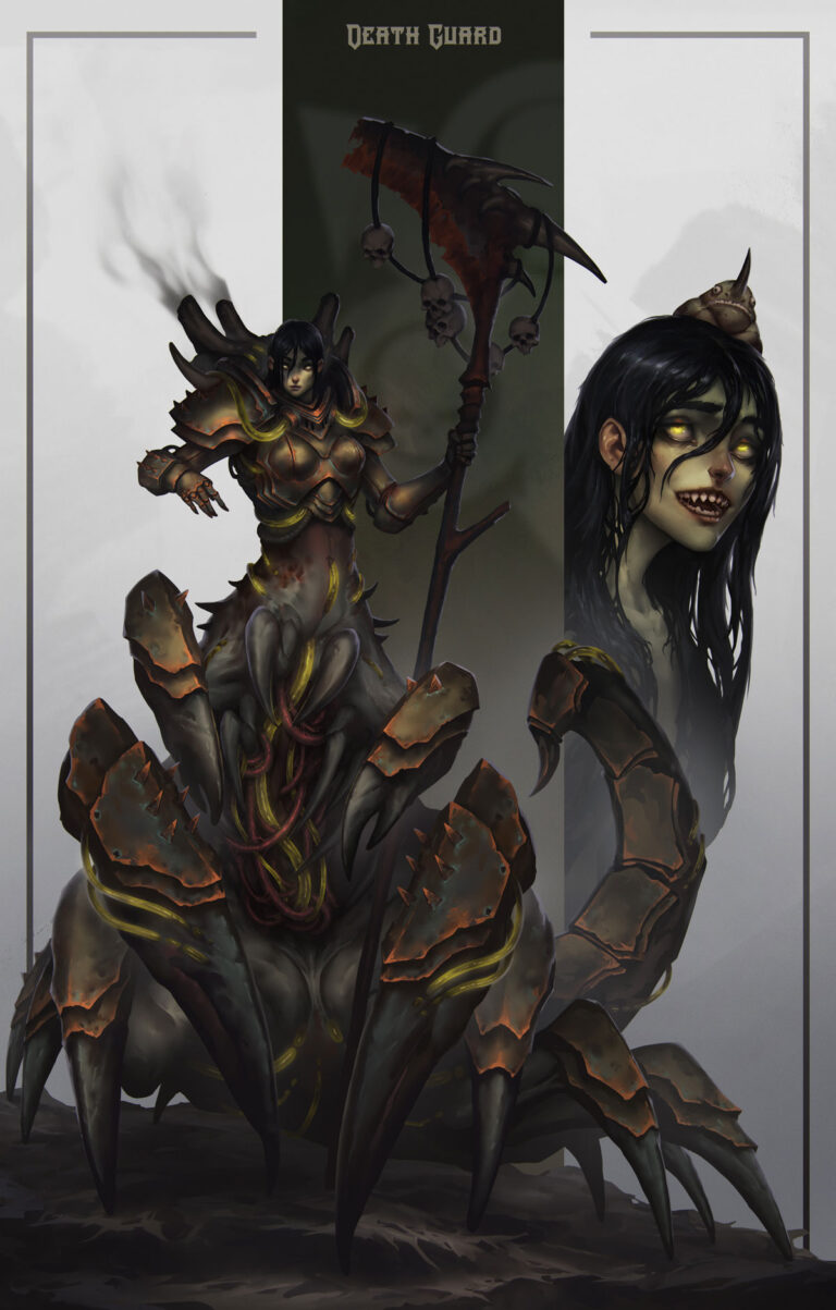 Death Guard Fallen Sister by Andrei Kiselev 