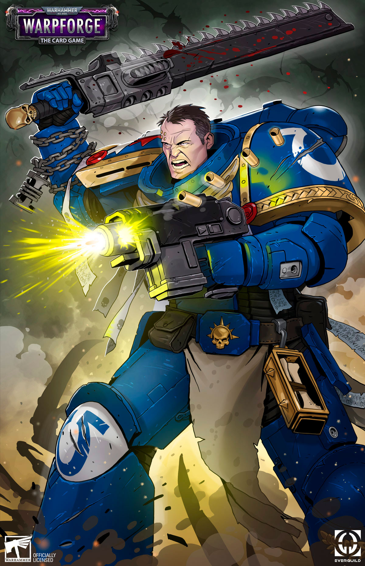 Lieutenant Titus Art By Israel Llona 40K Gallery