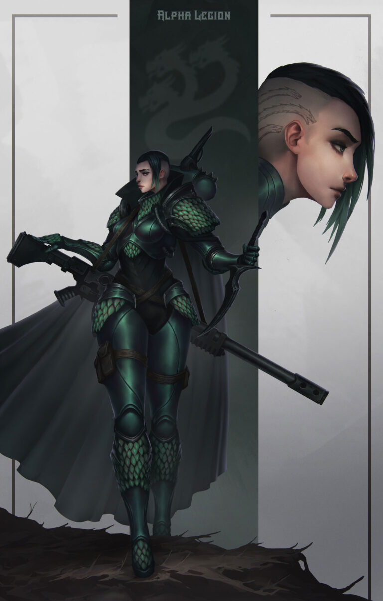 Alpha Legion Fallen Sister by Andrei Kiselev 