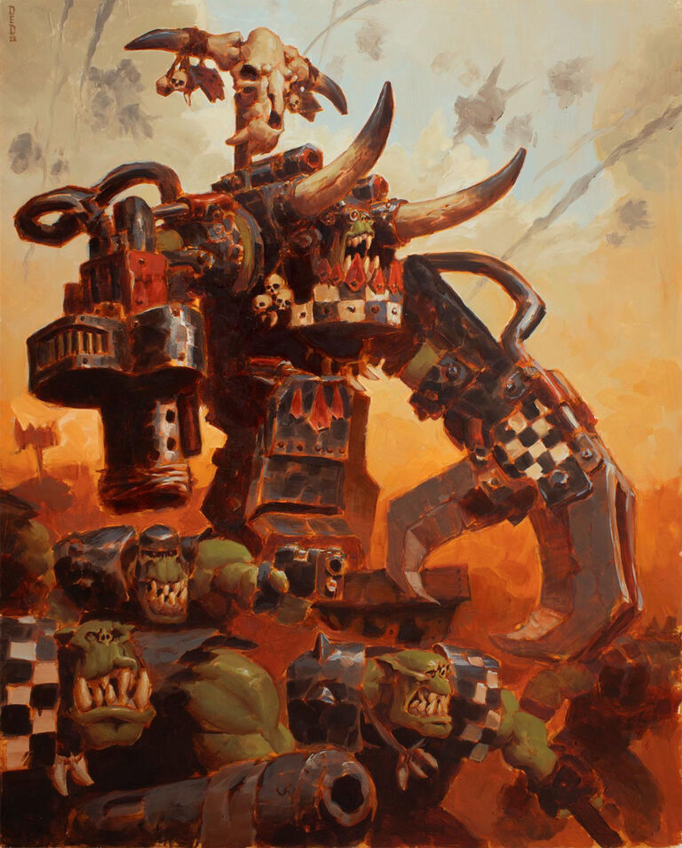 Ghazghkull Thraka by Edward Delandre 