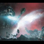 Horus vs Leetu and Loken by Richard Bagnall (bagnall_richard | richard_bagnall_art)