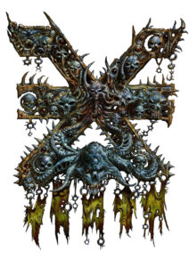Khorne Banner by Kev Crossley