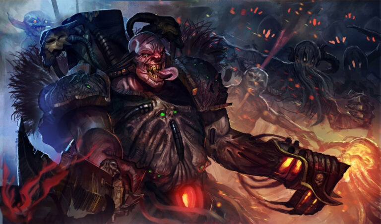Chaos Space Marine by Gwalchmai Joshua Doran 