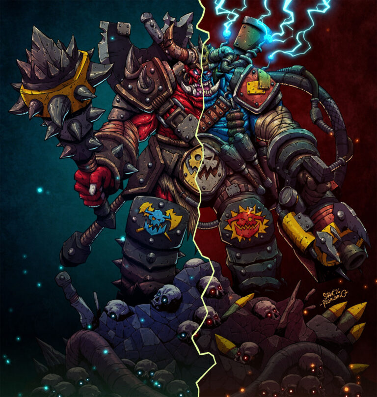 Gork & Mork by Christopher Regalario Gork & Mork by Christopher Regalario