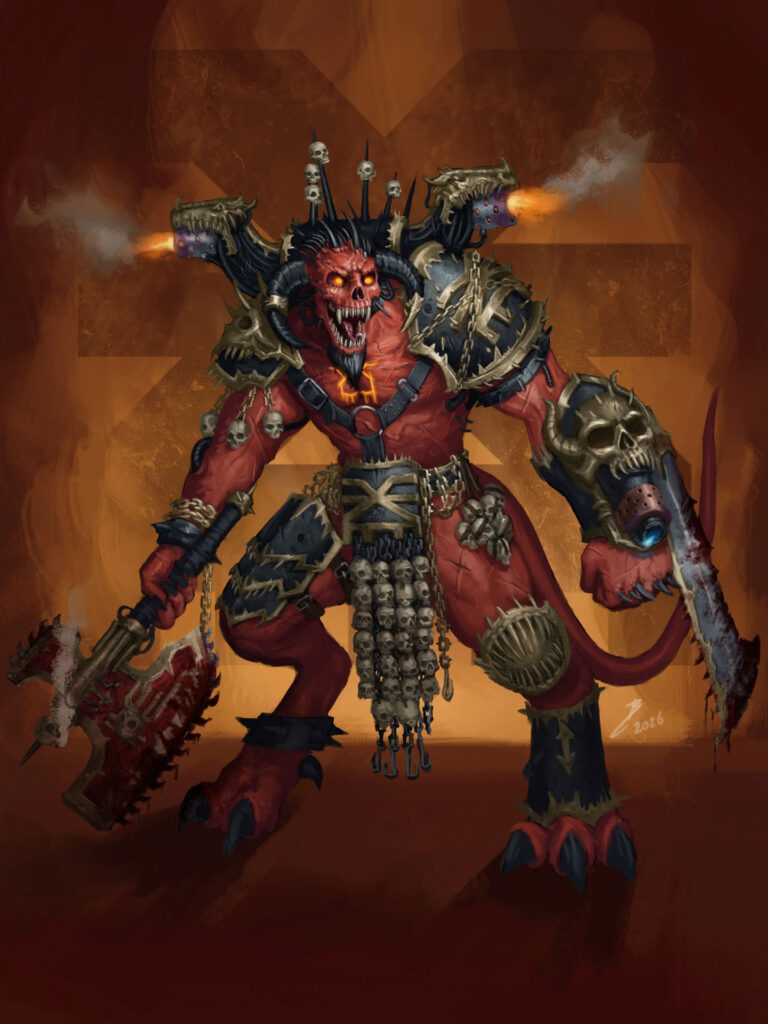 Khorne Prince by Brandon Chen 