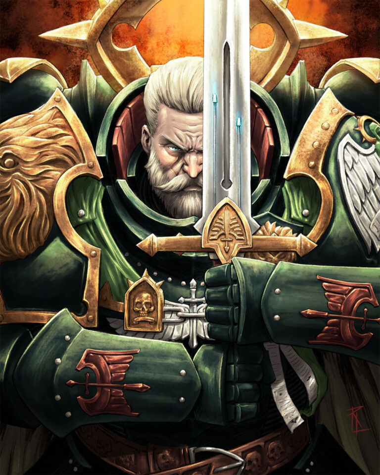 Lion El’Jonson by Rodrigo Lorenzo López 