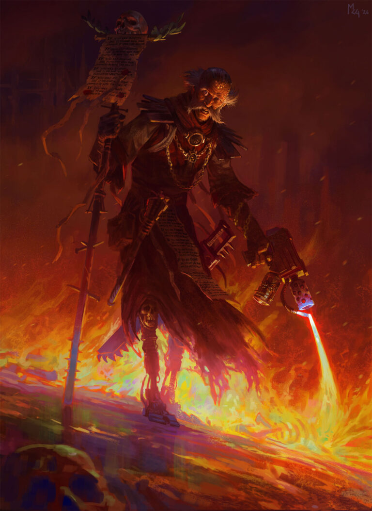 Mad Zealot Priest by Manuel Castañón 