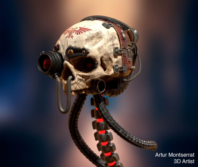 Servo Skull by Artur Montserrat