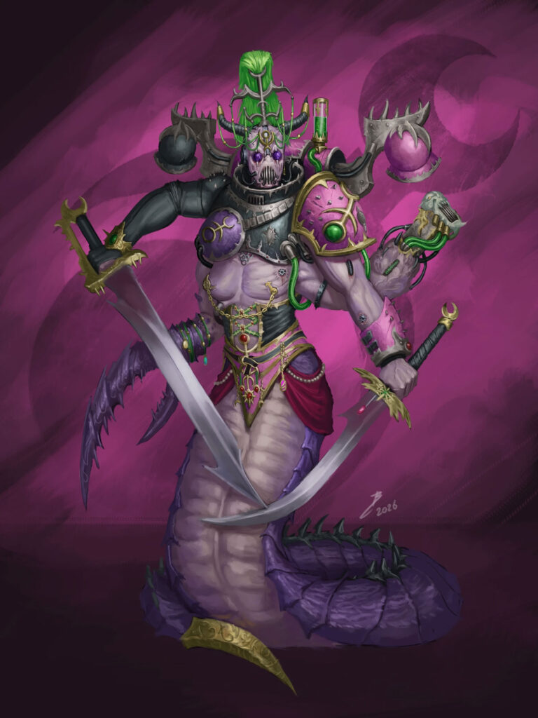 Slaanesh Prince by Brandon Chen 
