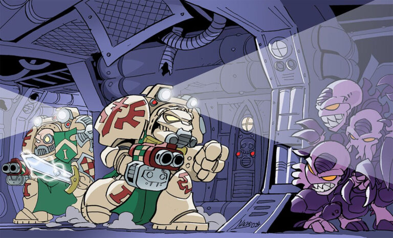 Space Hulk by Nacho Fernandez 