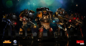 Space Wolves Squad by Rob Corcoran