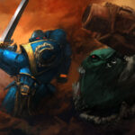 Ultramarine vs Ork by Christos Zabaras (zabaras | Miserable-Piglet7263 | zabaras75)