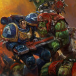 Ultramarine vs Ork by Mitchell Nolte (Mitchellnolte)