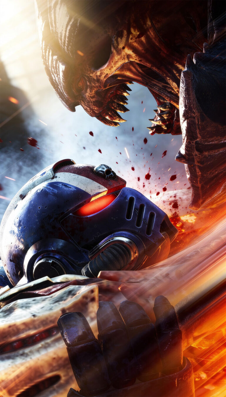 Ultramarine vs Tyranid by Danny Simas 