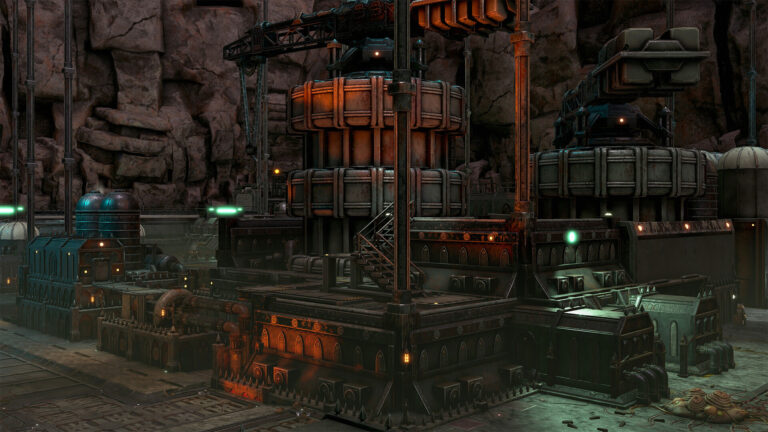 Underground Industrial Facility by Josiah Ward