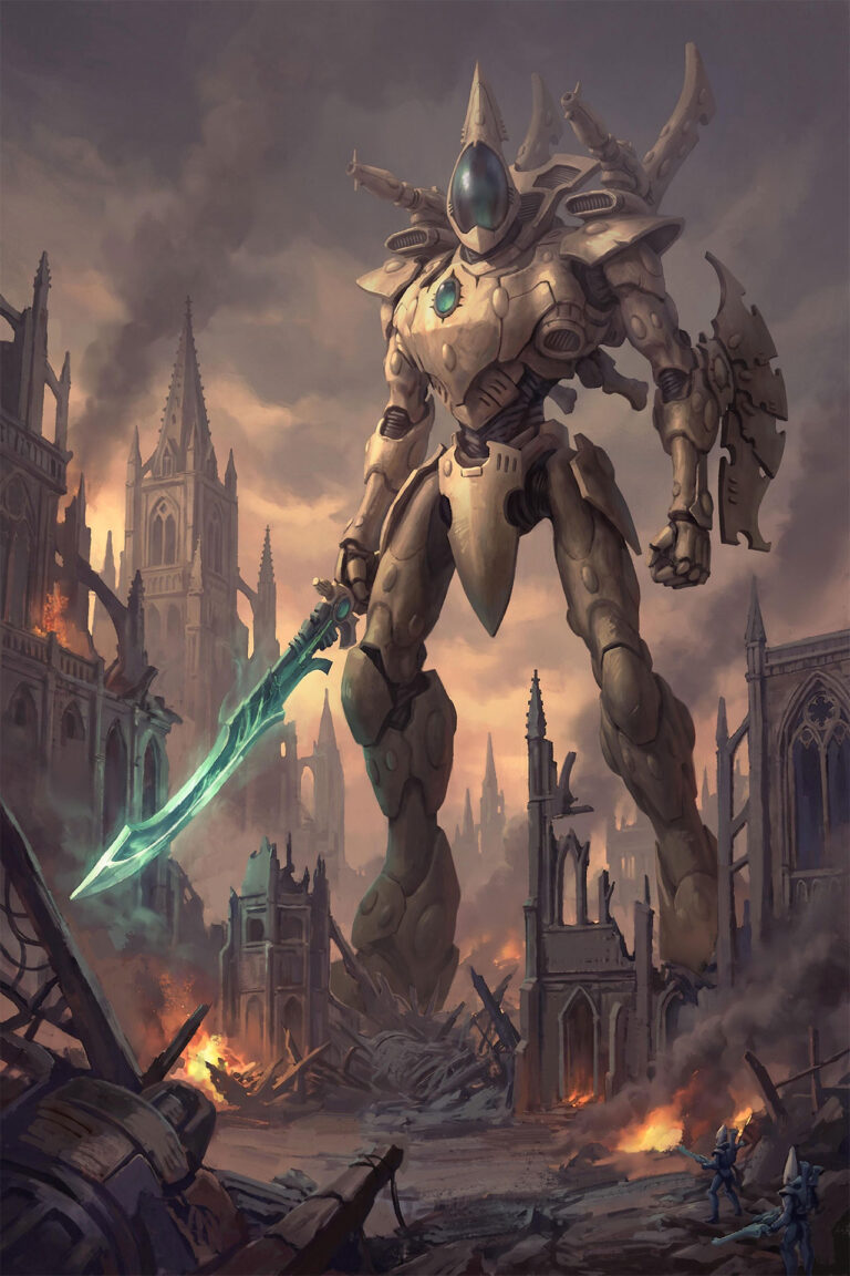 Wraithknight by Luke Serrano 