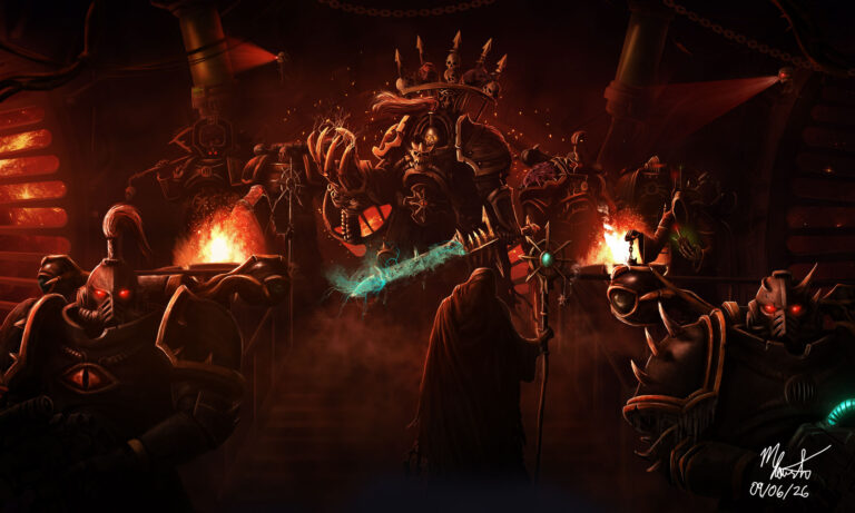 Abaddon War Council by Maclain Rowston 