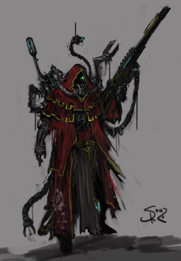 Techpriest Sniper by Ramirez de Souza 