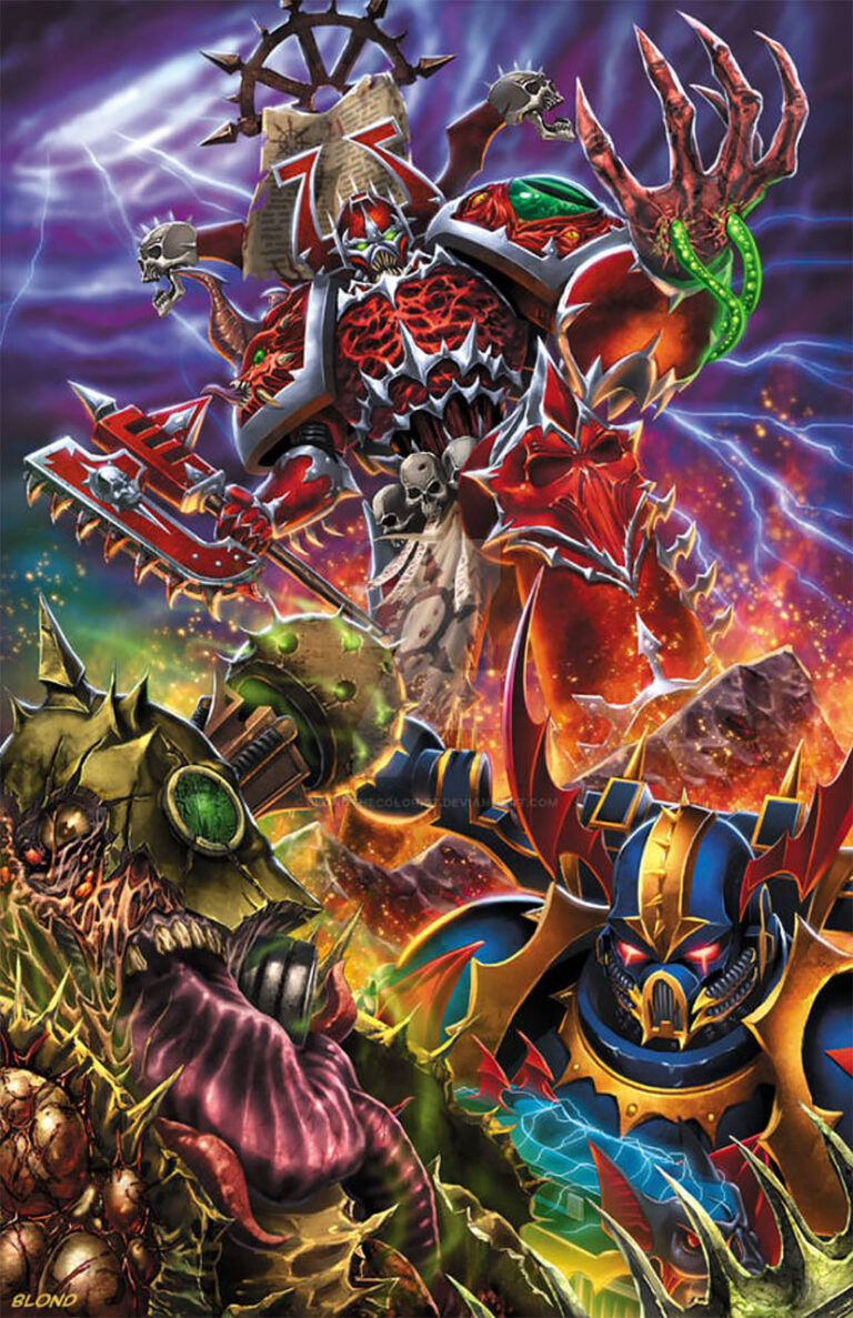 Warhammer Halloween by BlondTheColorist