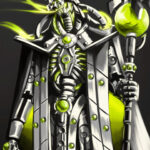 Necron Overlord by Artista Preguissosa (artistapreguissosa)
