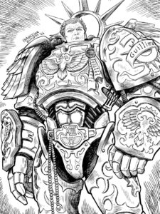 Roboute Guilliman by Francesca Biscotti 