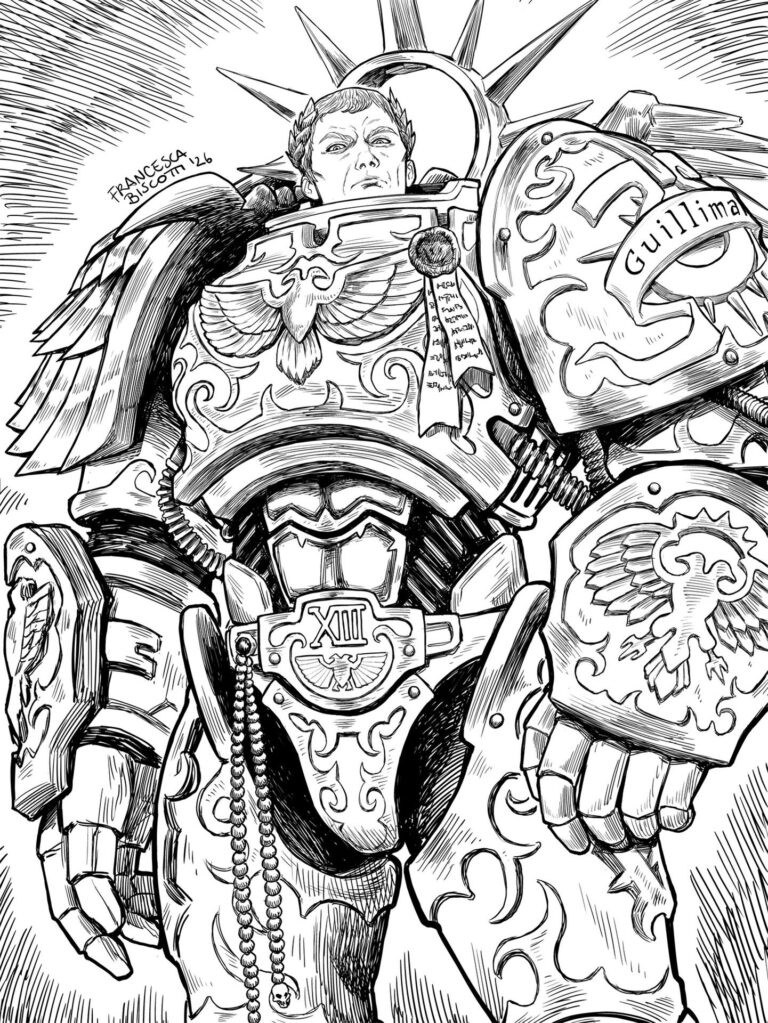 Roboute Guilliman by Francesca Biscotti 