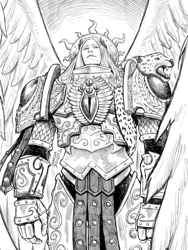 Sanguinius by Francesca Biscotti 