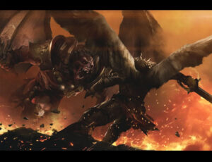 Sanguinius vs Angron by Richard Bagnall