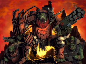 Warhammer 40K Tuska Daemon-Killa Artwork