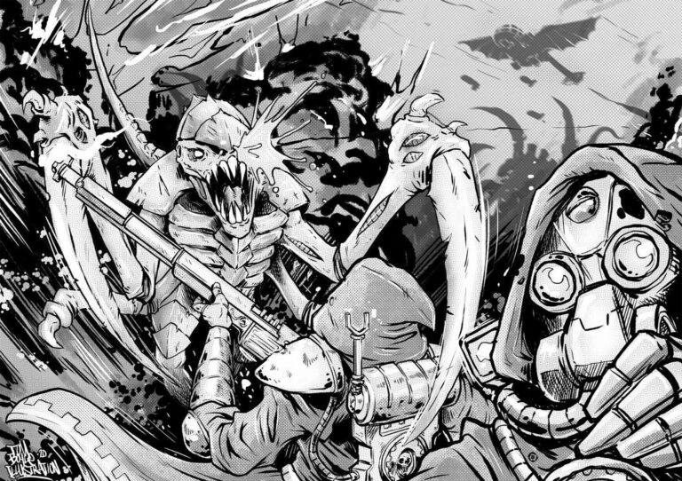 Tyranids vs AdMech! by Tom Boyle Tyranids vs AdMech! by Tom Boyle