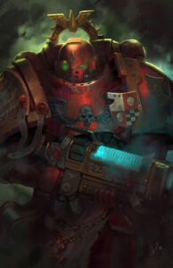 Blood Angel Captain by Jerry Padilla 