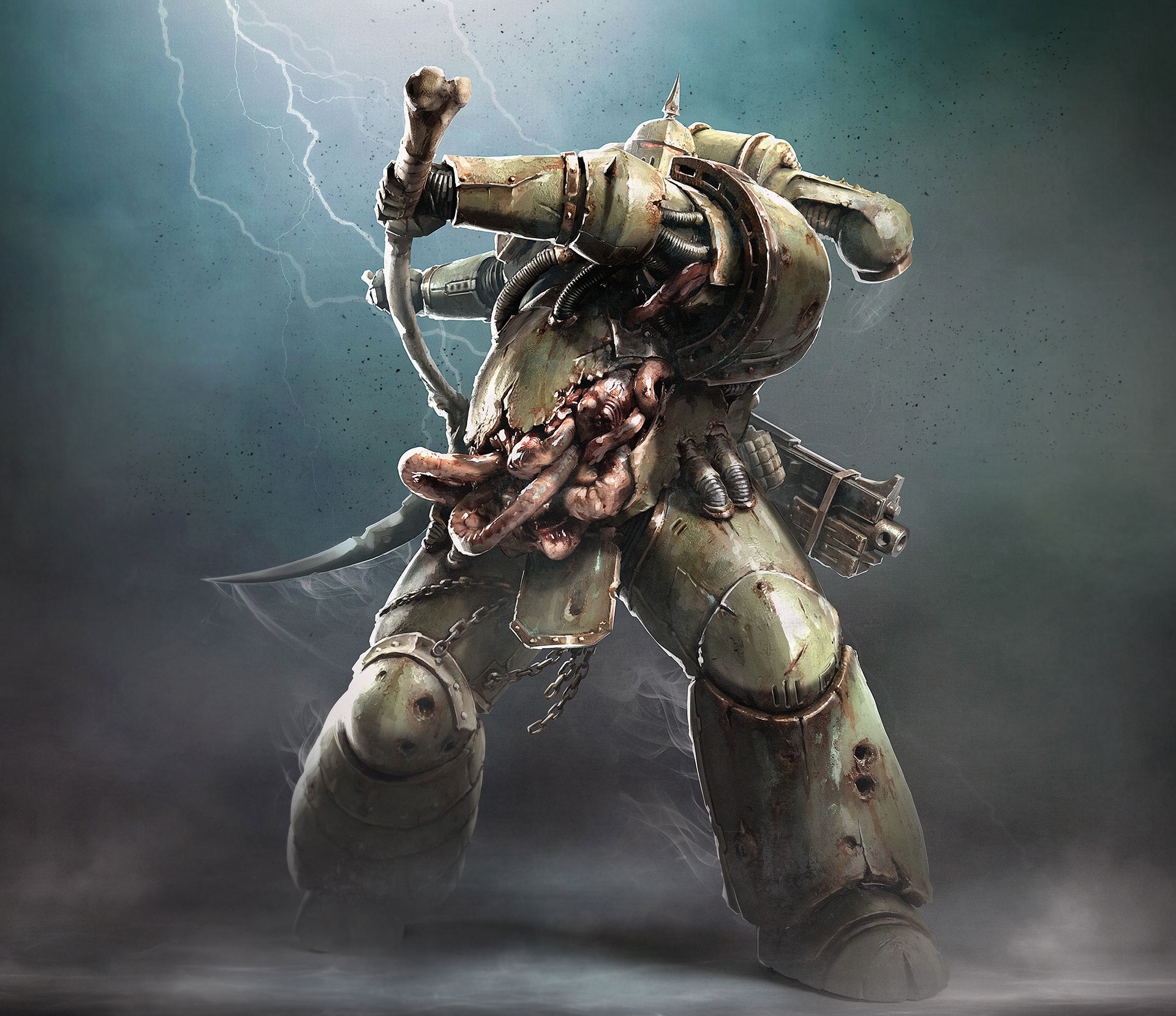 Plague Marine by Charles Lin Plague Marine by Charles Lin