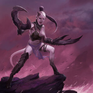Slaanesh Deamon by Stephen Mabee 