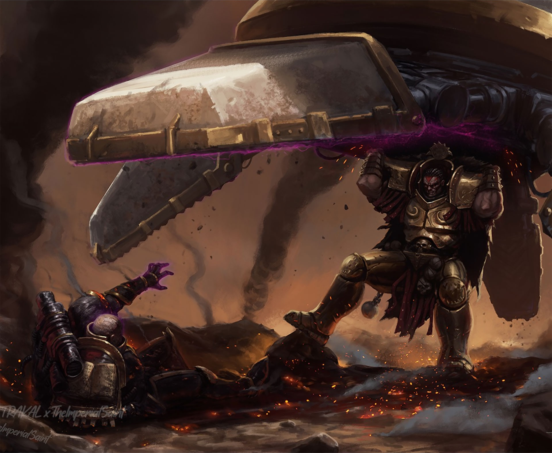 Word Bearers had fallen by Salvador Trakal Word Bearers had fallen by Salvador Trakal