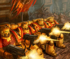 Imperial Fist Siege Force by Jacob Atienza