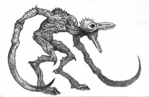 Lesser Demon of Malal by Tony Ackland