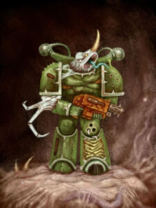 Plague Marine by EndlessNightArt