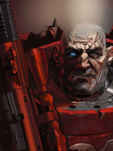 Space Marine Portrait by Jesus Villar