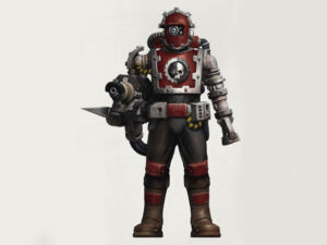 Warhammer 40K Tech-thrall Artwork