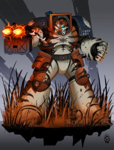 Tiger Claws by Wolfdawg Art
