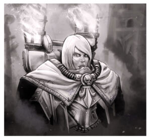 Canoness Eleanor Blanche by Drew Paliès