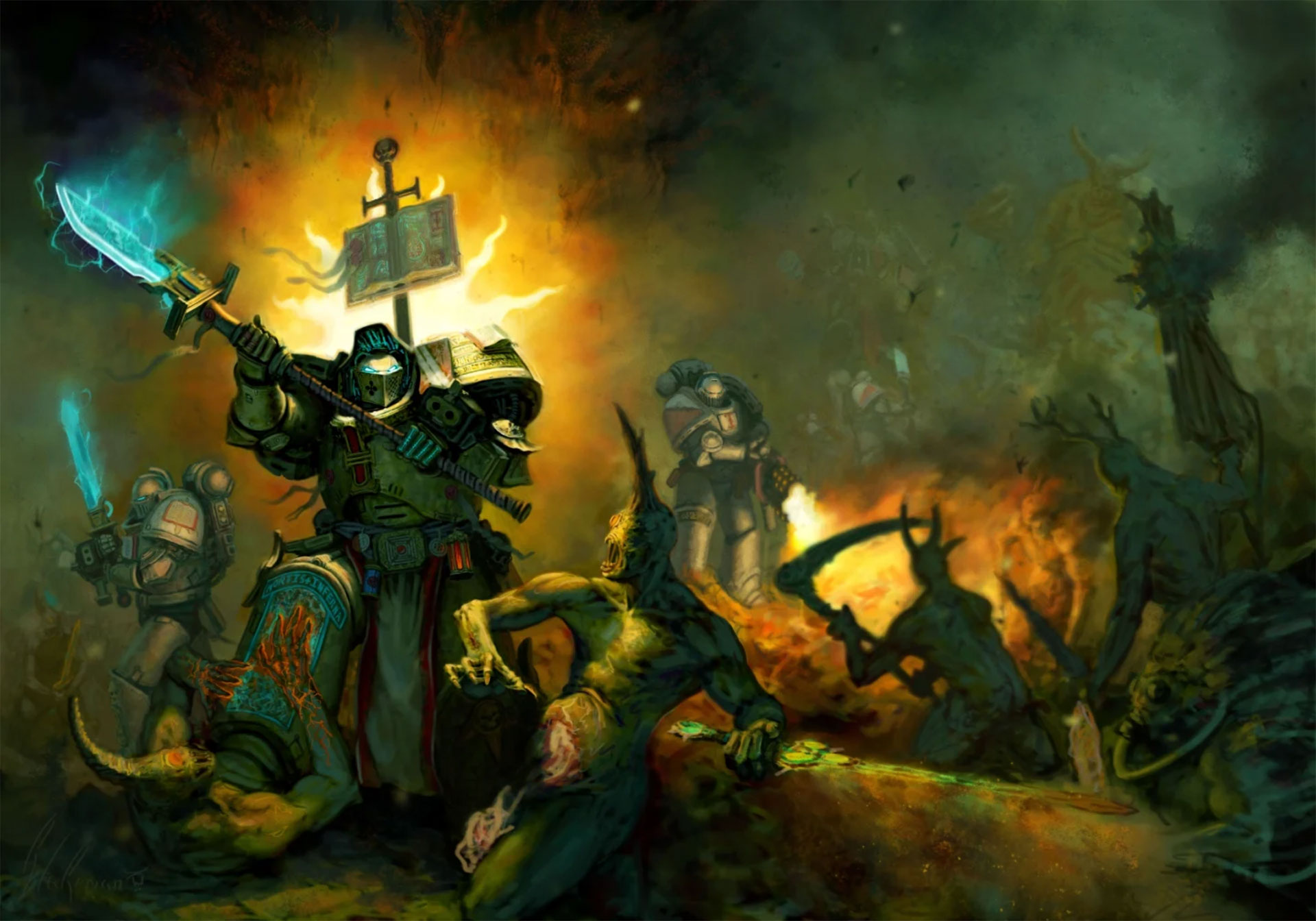 Grey Knights by Reuben Blakeman Grey Knights by Reuben Blakeman