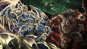 Guilliman vs Angron by Aba Ariel