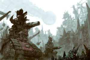 Hive Hades Ork Tanks by Jon Cave