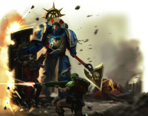 Ultramarine’s 1st Company by George Earl Abalayan