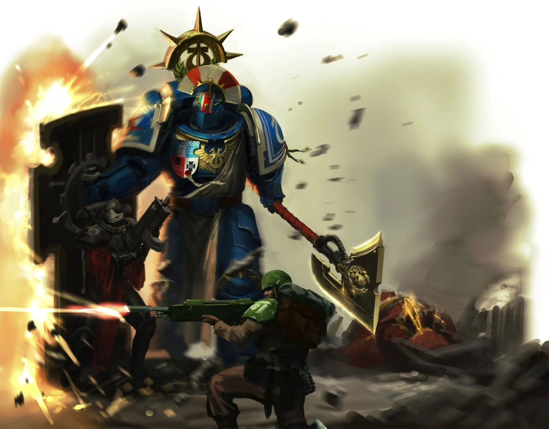 Ultramarine’s 1st Company by George Earl Abalayan Ultramarine’s 1st Company by George Earl Abalayan